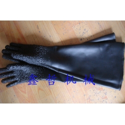 XZ-65喷砂手套，喷砂专用手套，喷砂橡胶手套